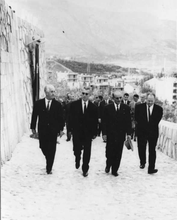 Foto: Husnija Kamberović/Bijedić na otvaranju Partizanskog spomen-groblja u Mostaru, 1965.